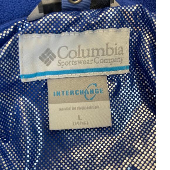 Columbia 3 in 1 Interchangeable Jacket Fleece Hooded Coat Size Girls Large 14/16 - Picture 6 of 12